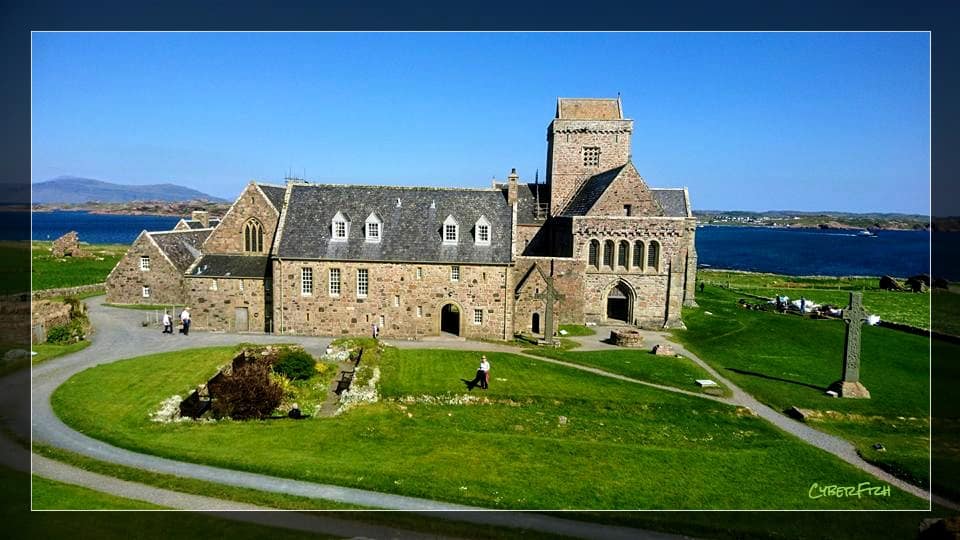 Iona Abbey Landscape